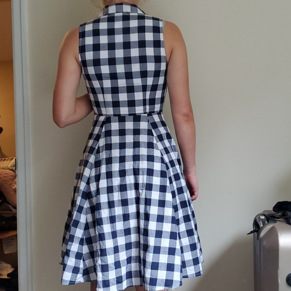 Check print Dress - Picture 2 of 5